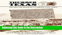 Download [PDF] Thurber Texas: The Life and Death of a Company Coal Town Online Ebook