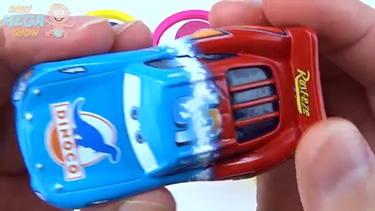 Сups Stacking Toys Play Doh Clay Princess Disney Sofia Spiderman Ironman McQueen Cars 2 Pixar