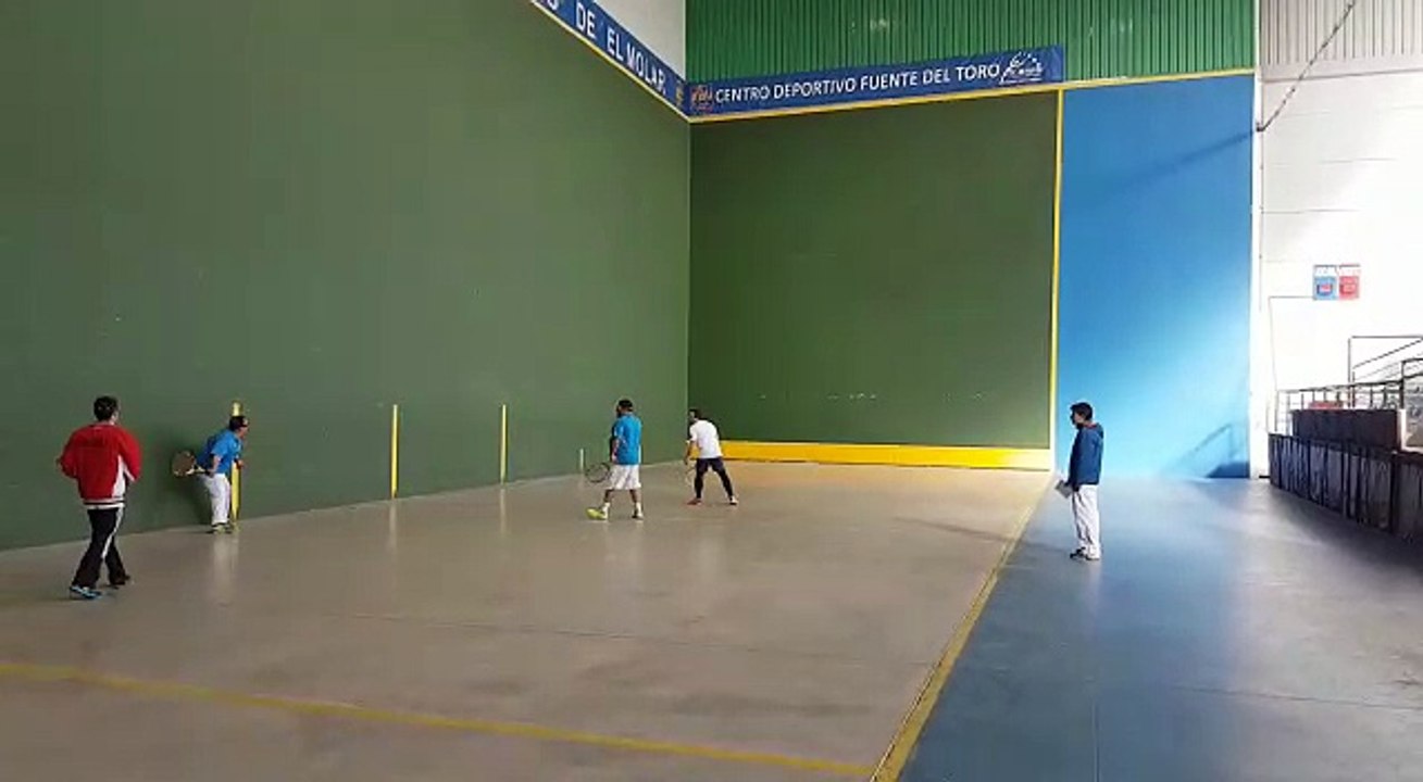 Frontenis 2ªB Molareño vs Rivas 1ª partida set 1