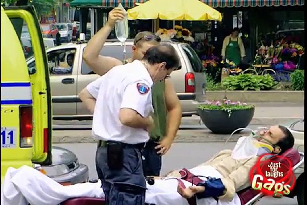 Runaway Paramedic Prank - Just For Laughs Gags