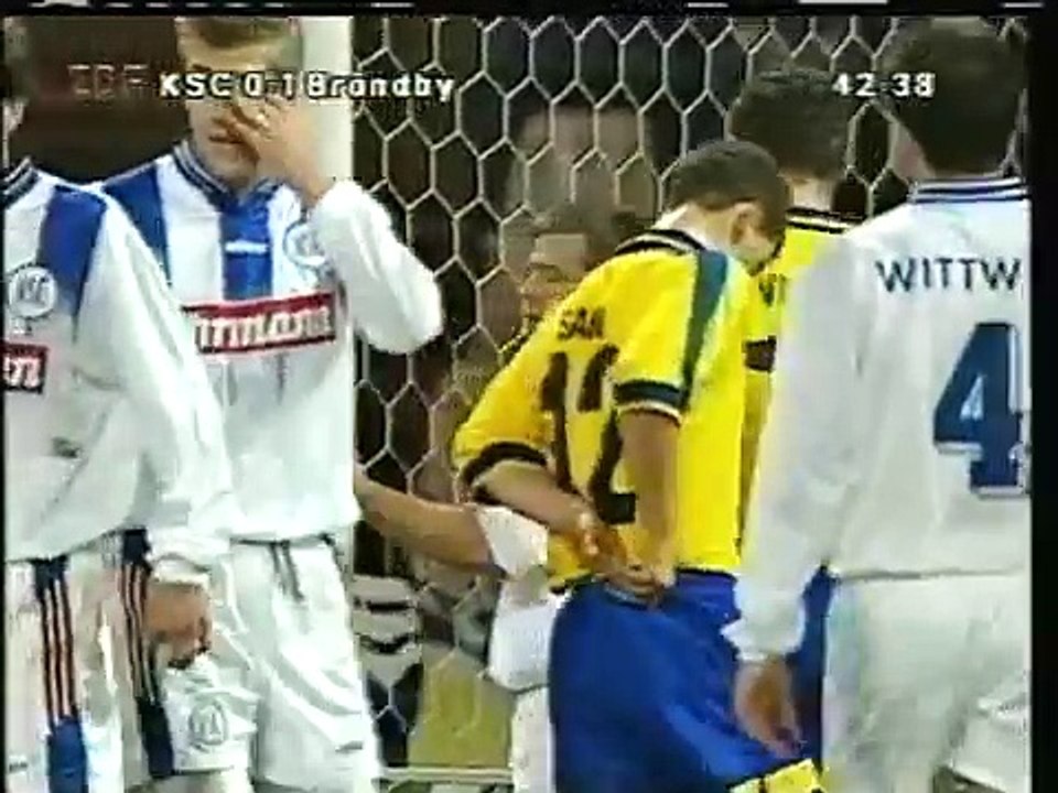 03.12.1996 - 1996-1997 UEFA Cup 3rd Round 2nd Leg Karlsruher SC 0-5 Brondby IF