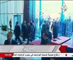 أطفال يستقبلون الرئيس السيسى بأعلام مصر فور دخوله أكاديمية الشرطة