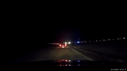 Enorme crash en pleine nuit sur la route 113 de Castle Rock