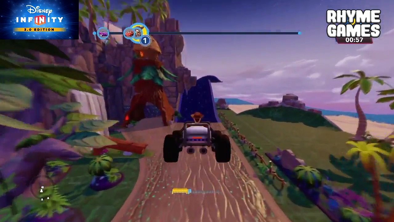 Woody driving around Neverland from Disneys Peter Pan - Daddy Finger Family Childrens Nursery Rhyme