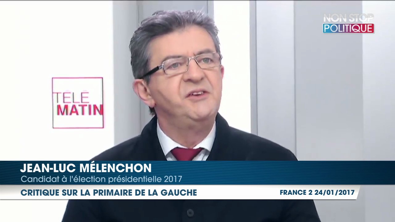 Jean-Luc Mélenchon dénonce un "trucage de masse" pour la primaire de la gauche