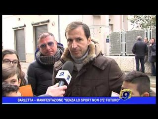 Barletta | Manifestazione "Senza lo sport non c'è futuro"