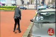 Car Door VS. Cop s Balls Prank! - Just For Laughs Gags