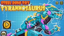 Steel Dinosaur Toy Tyrannosaurus Creative Build Dino Robot Game for Kids & Toddler