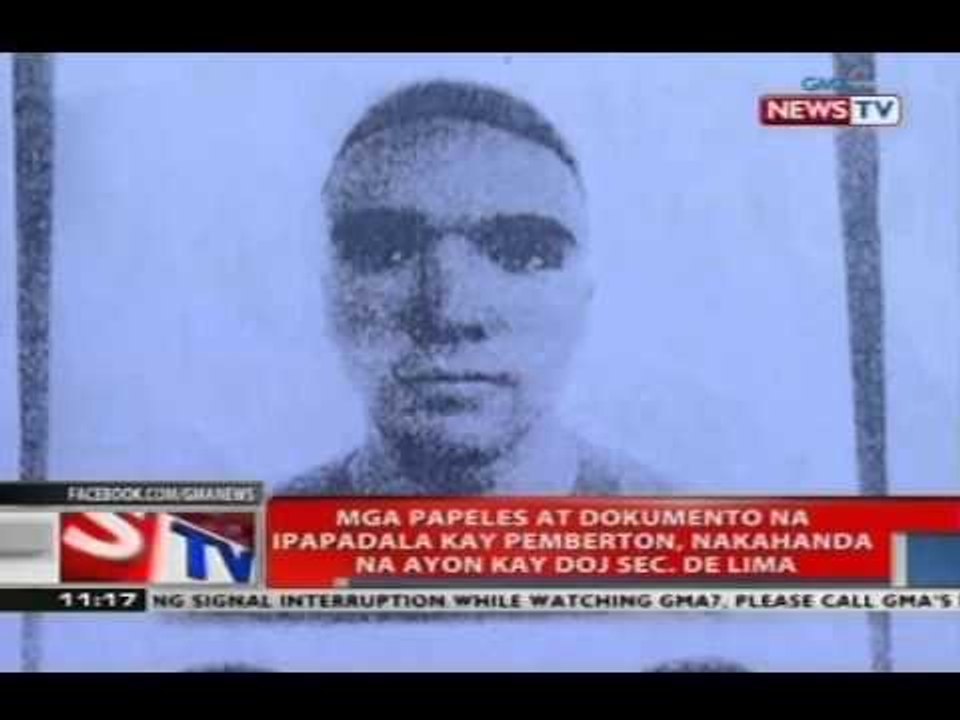 Mga papeles at dokumento na ipapadala kay Pemberton, nakahanda na ayon kay DOJ Sec. de Lima
