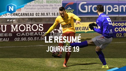 Championnat National : tous les buts de la 19e journée (2016-2017)