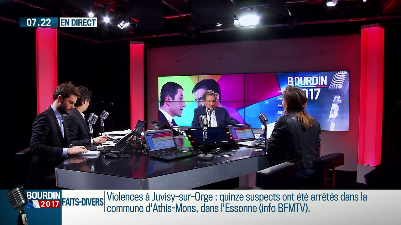 QG Bourdin 2017 : Manuel Valls pourrait rallier le camp d'Emmanuel Macron en cas de victoire de Benoît Hamon - 24/01