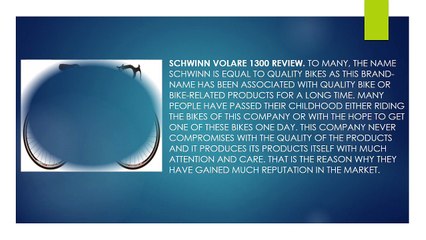 Schwinn Volare 1300 Review – 700c Mens Bike