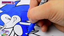 Sonic The Hedgehog Coloring Book Episode Speed Coloring Surprise Egg and Toy Collector SETC