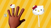 Hello Kitty Cake Pop Finger Family Funny Cartoon Animation Nursery Rhymes For Children