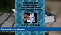 Download [PDF]  Reaching and Teaching Kids: Lesson Plans Using Magic in the Classroom and