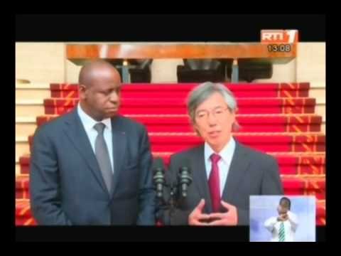 RTI - Le chef de l'Etat a reçu en audience l'ambassadeur du Japon et le représentant de l'UA