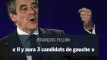Fillon estime qu'il y aura "trois candidats de gauche" sans évoquer Manuel Valls