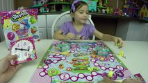 SUPER COOL SHOPKINS GAME Surprise Toys Baskets Blind Bags S3 Kids Toy Review & Unboxing
