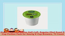 Green Mountain Coffee HalfCaff RegularMed Roast KCup Portion Pack for Keurig KCup 012569d6