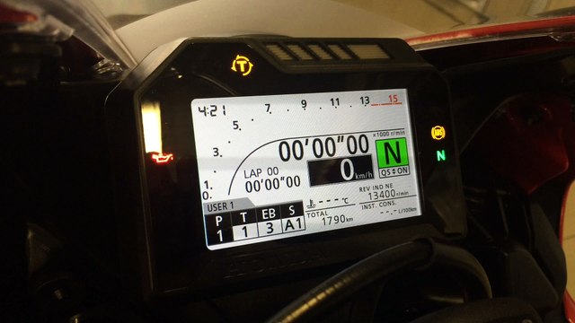 Honda CBR 1000 RR tableau de bord