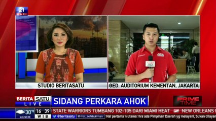 Sidang Ahok, Hakim Periksa Saksi ke-4 Iman Sudirman
