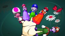Finger Family Nursery Rhymes For Children Super Mario Cartoons For Kids | Finger Family Rhymes