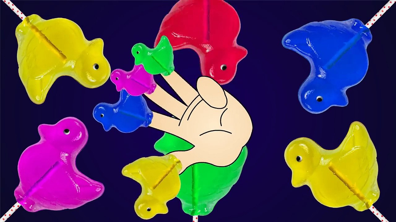Barnyard Duck ♥ Finger Family Candy Lollipops Daddy Finger Song