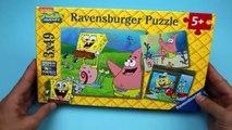 SPONGEBOB SQUARE PANTS | Surprise Toys | JIGSAW PUZZLE | RED TRUCK