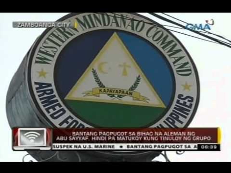 24Oras: Bantang pagpugot sa bihag na Aleman ng Abu Sayyaf, hindi pa matukoy kung tinuloy ng grupo