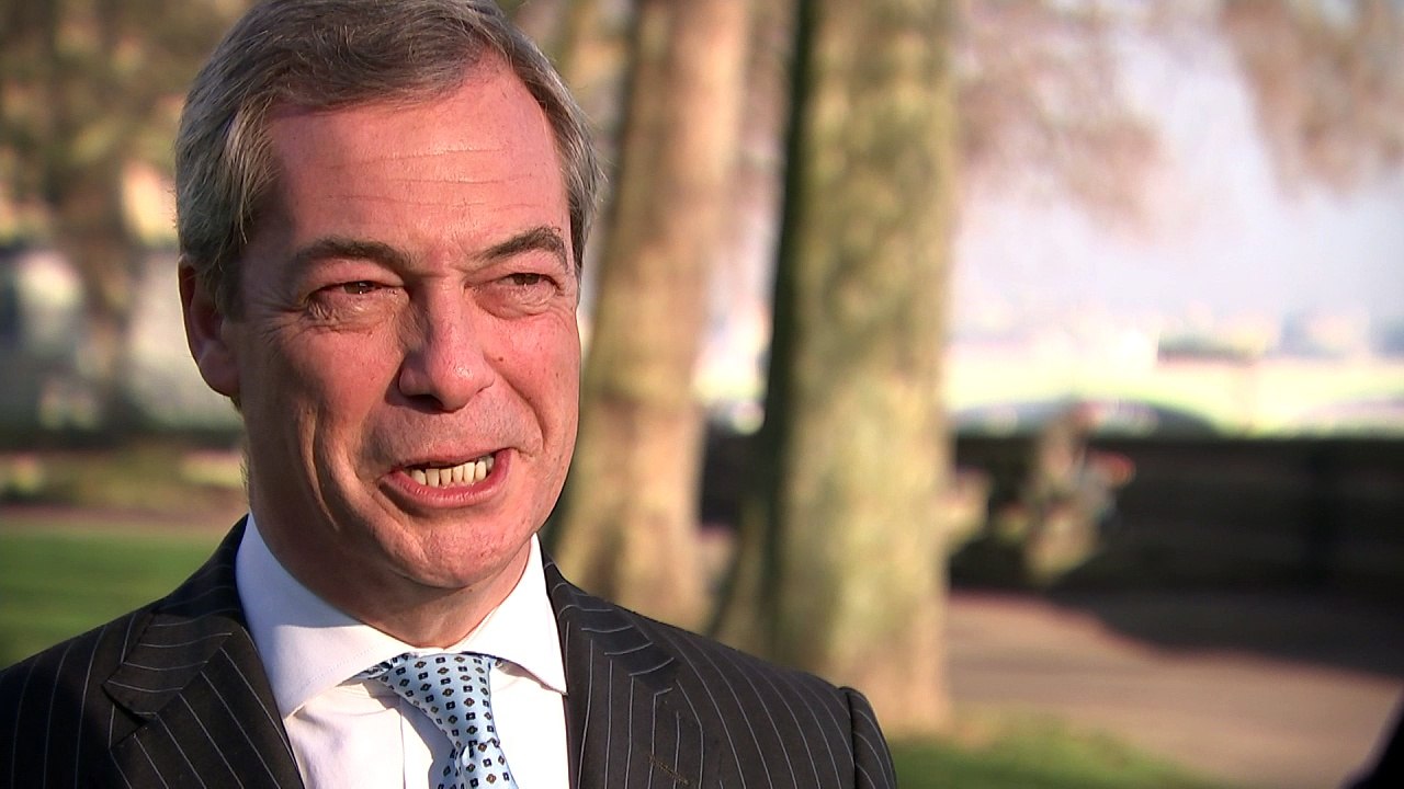 Nigel Farage: MPs will try to delay and dilute Brexit