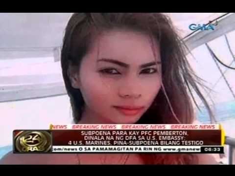 Subpoena para kay PFC Pemberton, dinala na ng DFA sa U.S Embassy