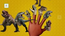 Finger Family Crazy Dinosaurs Family Nursery Rhyme - 3D Finger Family Songs for Children Kids