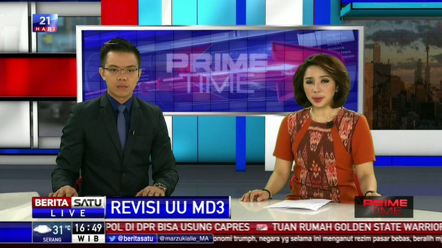 Rapat Paripurna DPR Sahkan RUU MD3