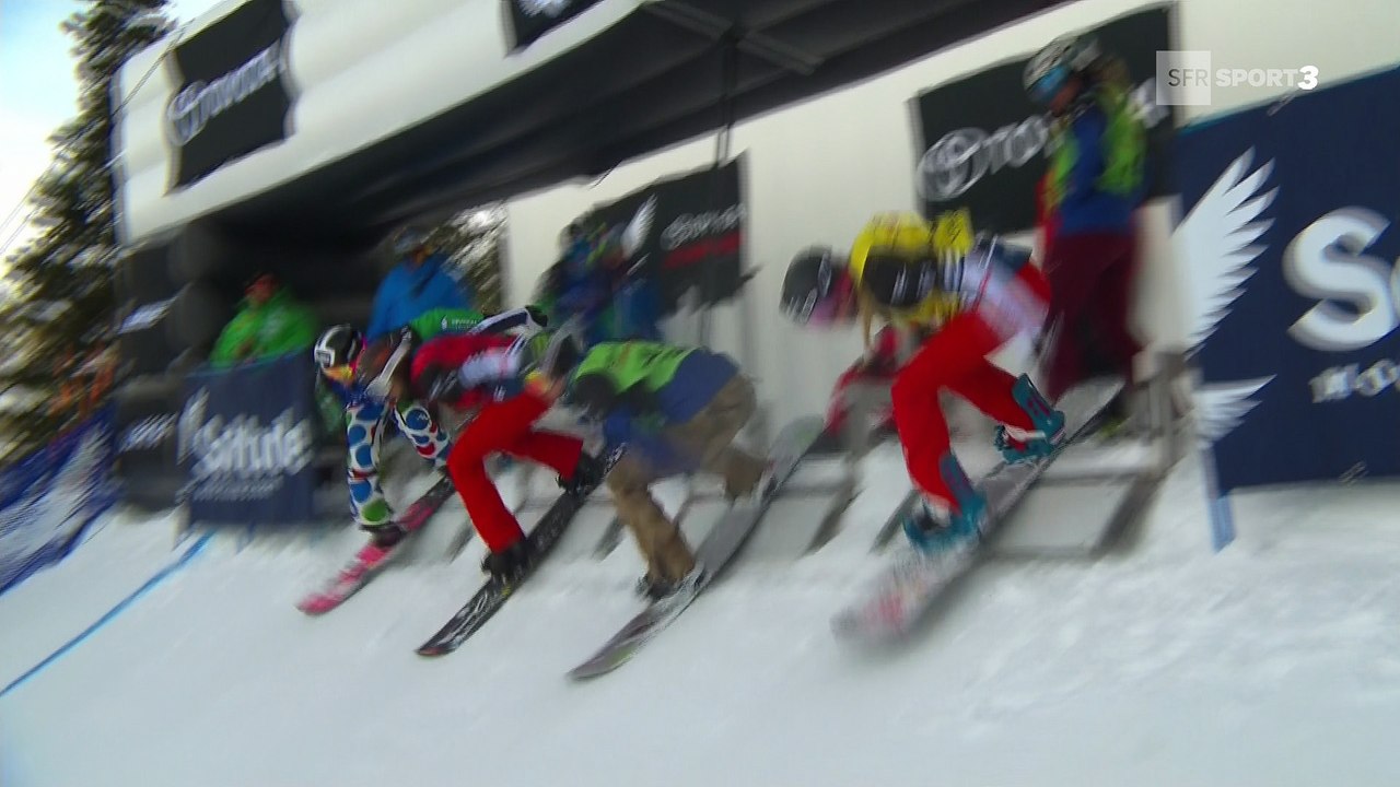 SNOWBOARD - Boardercross par équipes - Solitude - Victoire des USA et de l'Italie