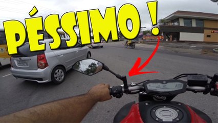 RETROVISORES DA MT-07 É PÉSSIMO