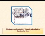 5.Maximize your Productivity With eBranding India's Database Services