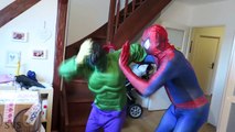 Hulk Gets Sick Needs Shot Superheroes in Real Life w/ Spiderman & Frozen Elsa and Batman