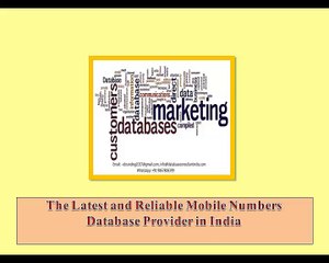 The Latest and Reliable Mobile Numbers Database Provider in India