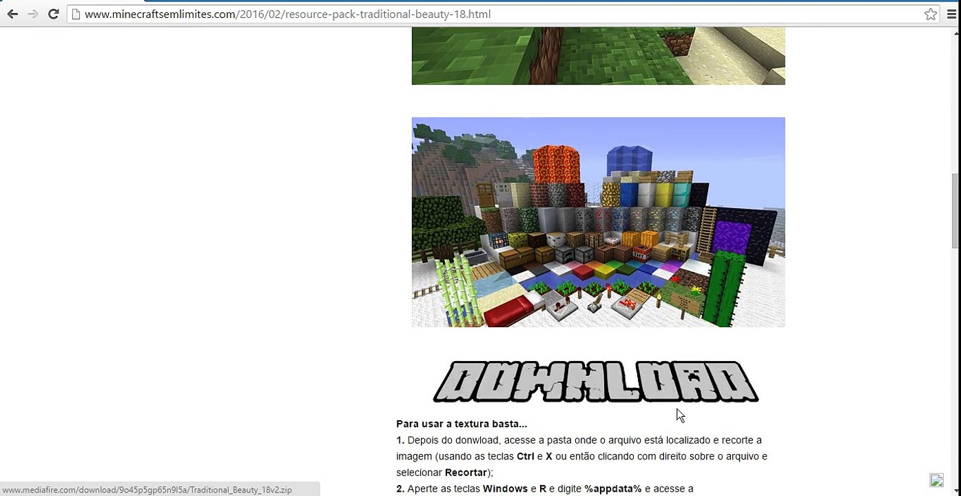 TUTORIAL- COMO INSTALAR TEXTURAS DE MINECRAFT