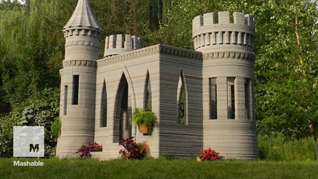 Castle 3-D printed in concrete spells new era in architecture