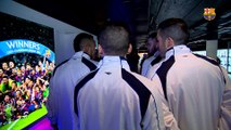 FCB Futsal: The Brazil national team visits the Camp Nou Experience