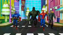 Frozen 3D Finger Family Nursery Rhymes For Children | Hulk Spiderman Ironman Finger Family