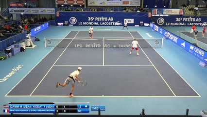 DAMM / KODAT vs ﻿﻿MPETSHI / SADAOUI  - 1st round main draw - 24/01/17 - Les Petits As