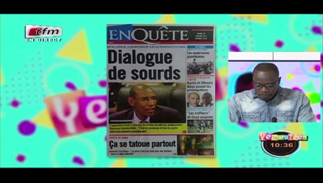 REPLAY - Revue de Presse - Pr : MAMADOU MOUHAMED NDIAYE - 24 Janvier 2017