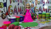 Play Doh Oyun Hamuru ile Anna ve Elsa Bebek Giydirme Oyun Hamuru