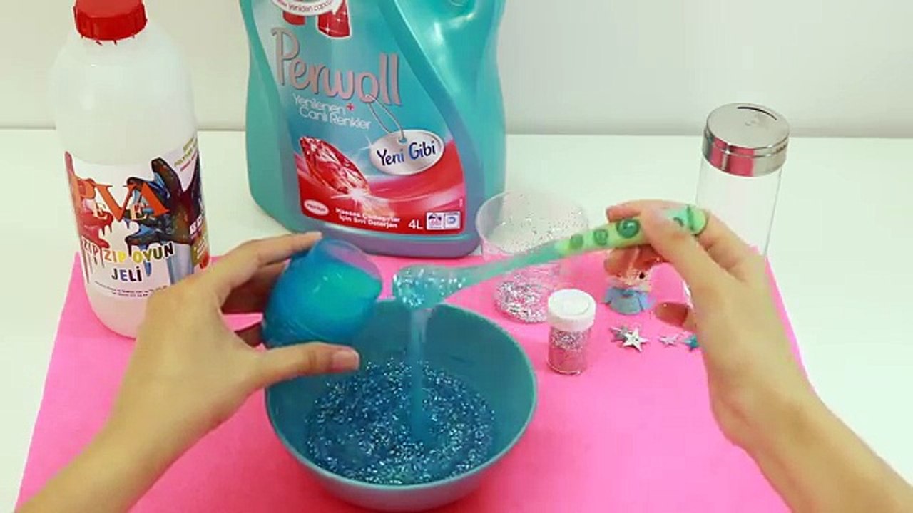 DIY Frozen Elsa Slime, How to Make Frozen Elsa Slime with Laundry Detergent , No Borax