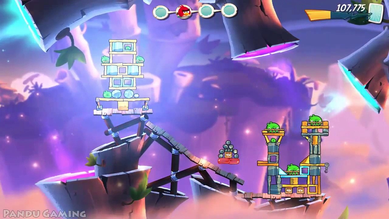 Злые птицы 2 уровня бамбуковый лес 44-47 [часть 12] iOS/андроида