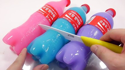 Baby PLay How To Make Coca Cola Bottle Yogurt Gummy Pudding Slime Icecream