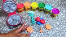 Learn Colors Counting with Spiderman Surprise Play Doh Rainbow Burger for Toddlers Learning Fun