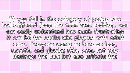 How To Get Rid Of Adult Acne Without Visiting A Dermatologist?